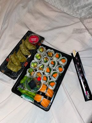   at Crazy Vegan Sushi in North West London