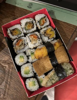   at Crazy Vegan Sushi in North West London