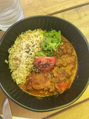 Ratatouille with ricee  at Arundo in Strasbourg