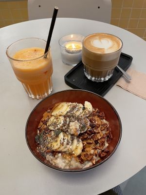 Peanoats banana, cappoatccino and Detox delight at Oats Day Long in Ghent