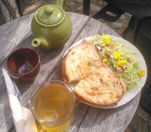 Grilled sandwich vegan at Terpager & Co in Ribe
