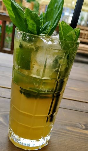 Basilikum Limonade at Maison Viet in Leipzig