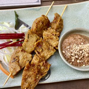 Saitan-Spieße at Maison Viet in Leipzig