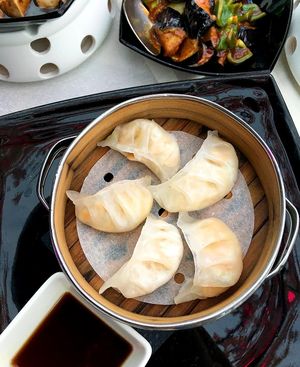 Steamed Vegan Dim Sums at Chloe's Chinese Restaurant in Paphos