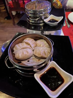 Wantan with vegetables   at Chloe's Chinese Restaurant in Paphos