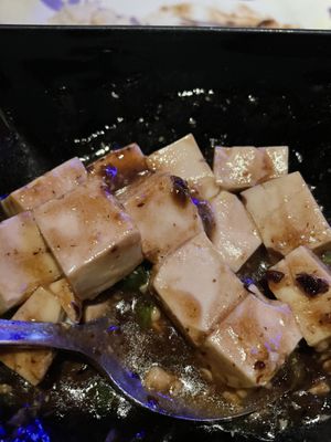 Tofu with black bean sauce   at Chloe's Chinese Restaurant in Paphos