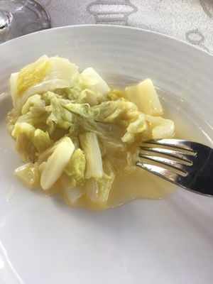 Chinese cabbage  at Chloe's Chinese Restaurant in Paphos