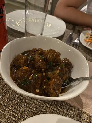 Vegetarian Balls (vegan)  at Mr. Woo in Paphos