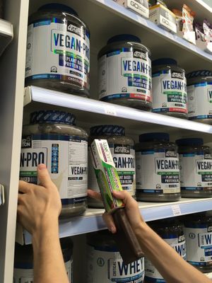 Vegan protein at Holland & Barrett in Paphos