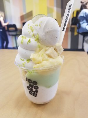 Double Trouble sundae at Iconoglace in Montreal