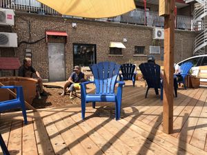 Terrace at Iconoglace in Montreal