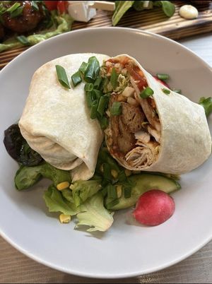 Soy with feta cheese wrap at Kozy Eats  in Riga