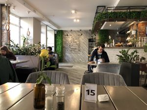 Interior  at Kozy Eats  in Riga