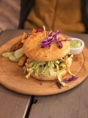 Burger  at Kozy Eats  in Riga