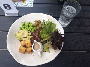 Green bowl at Kozy Eats  in Riga