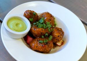 Buffalo marinated cauliflower at Kozy Eats  in Riga