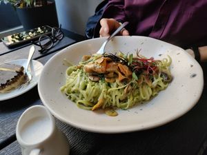 "Frutti di mare" pasta at Kozy Eats  in Riga