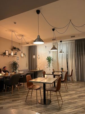 The interior  at Kozy Eats  in Riga
