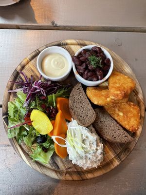 The standard breakfast menu   at Kozy Eats  in Riga