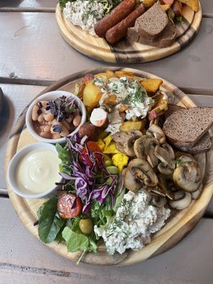Breakfast with mushrooms    at Kozy Eats  in Riga
