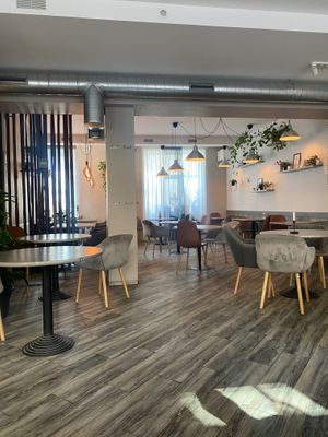 Inside at Kozy Eats  in Riga