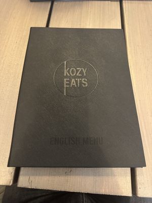 Nice graphics/presentation   at Kozy Eats  in Riga