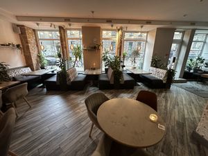 Really comprehensive seating   at Kozy Eats  in Riga