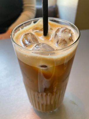Iced coffee at Kozy Eats  in Riga