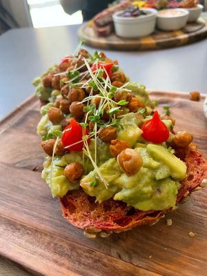 Guacamole bread at Kozy Eats  in Riga