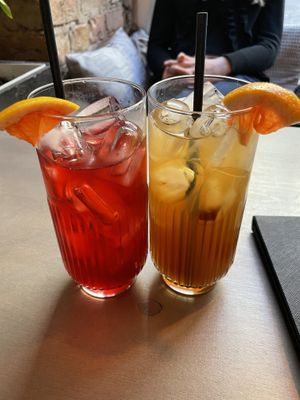 Cold drinks  at Kozy Eats  in Riga