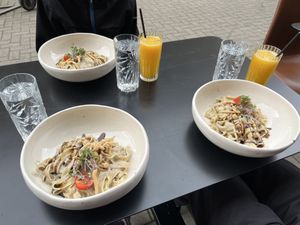 We ordered also desert and it was also delicious 😋   at Kozy Eats  in Riga