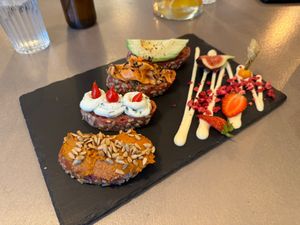 Brusketa selection starter.  at Kozy Eats  in Riga