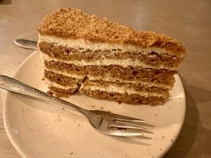 Honey cake   at Kozy Eats  in Riga