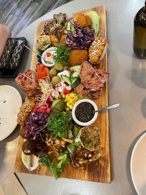 Share platter for 2-4 people. It could have served 8.  at Kozy Eats  in Riga
