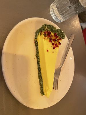 Pistachio and citrus  at Kozy Eats  in Riga