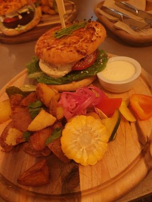Caesar Burger at Kozy Eats  in Riga