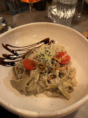 Truffle pasta  at Kozy Eats  in Riga