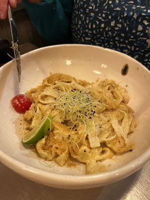 Lemon pasta  at Kozy Eats  in Riga