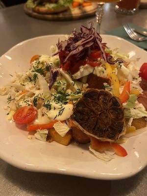 loaded fries, farmers style  at Kozy Eats  in Riga