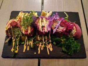 Sushi wrap at Kozy Eats  in Riga