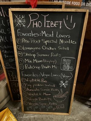   at Pho Tibet in New Paltz