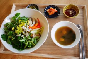 Full ggot Bibimbab (Flower weed bibimbab) at Bab Full Ggot 밥풀꽃 in Seoul