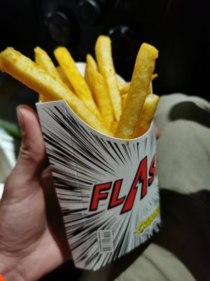 Fries at Flash Eats in Canberra