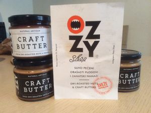 Pots and leaflet  at Ozzy Nuts in Belgrade