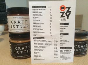 The menu! at Ozzy Nuts in Belgrade