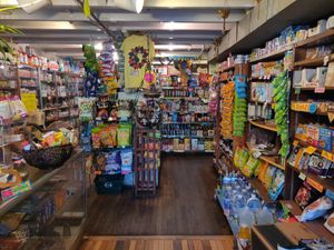 Inside at OK Natural Food Store in Baltimore