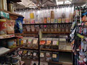 Bulk foods at OK Natural Food Store in Baltimore