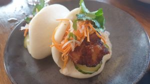Cauliflower bao buns at Fook Shing in Kyneton