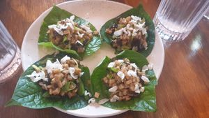 Mushroom Betel Leaf at Fook Shing in Kyneton