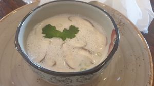 Tom kha soup at Fook Shing in Kyneton